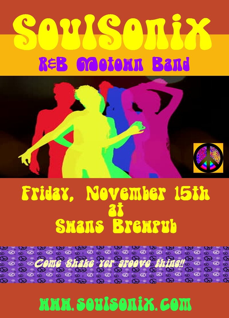 SoulSonix @ Swans Brewpub Nov 15 2013 - May 7th @ Swans Brewpub