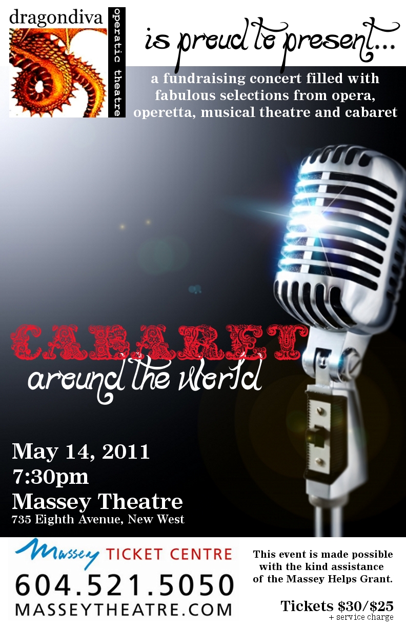 Cabaret Around the World: DragonDiva Opera @ Massey Theatre May 14 2011 - May 7th @ Massey Theatre