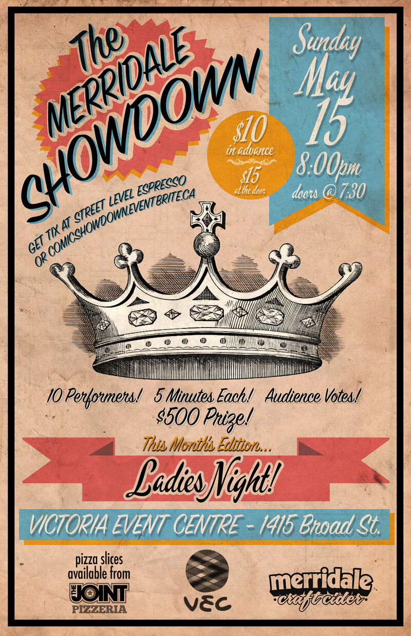 The Showdown: Carilynn Nicolson, Kirsten Van Ritzen, Lily Fawn, Aleris Medea, Katie Lehive, Amy Culiford, Kelly Hudson, Sarah Rhude, Pamela Stewart , Sarah Wright, Rosa Graham , Bobbie Garnons-Williams @ Victoria Event Centre May 15 2016 - May 14th @ Victoria Event Centre