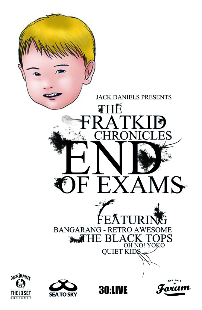 JACK DANIELS UNSIGNED LIVE EVENT: Oh no! Yoko, The Black Tops, Quiet Kids, Bangarang  @ The Forum Dec 18 2010 - May 6th @ The Forum