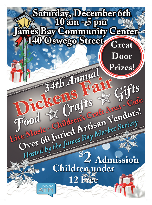 34th Annual Dickens Fair @ James Bay Community Centre - Dec 06, 2014