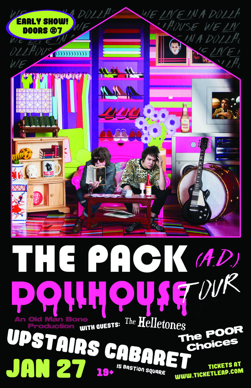 The Pack A.D. - Live in Victoria!: The Pack A.D., The Helletones, The Poor Choices @ Upstairs - Jan 27, 2018