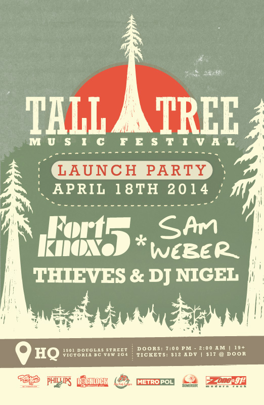 Fort Knox Five, Sam Weber, Thieves - Vancouver, Dj Nigel @ HQ - Apr 18, 2014
