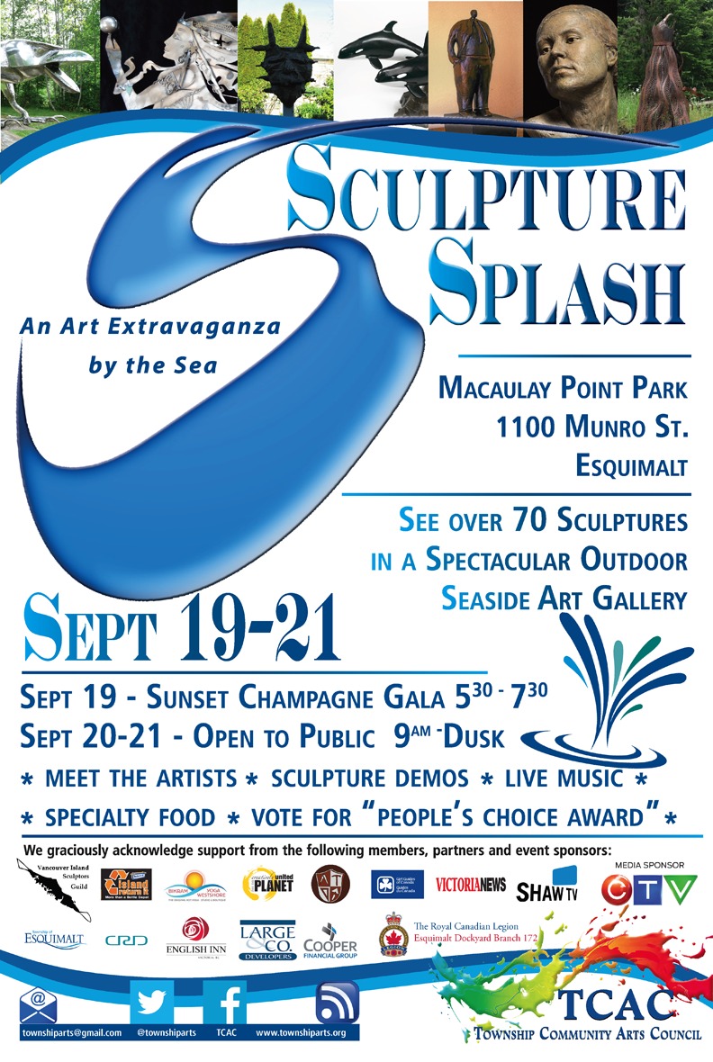 Sculpture Splash, An Art Extravaganza by the Sea @ Macaulay Point Park - Sep 20, 2014