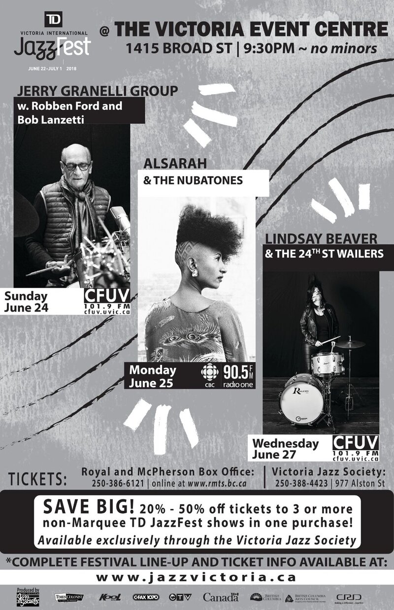 Lindsay Beaver & The 24th St Wailers @ Victoria Event Centre - Jun 27, 2018
