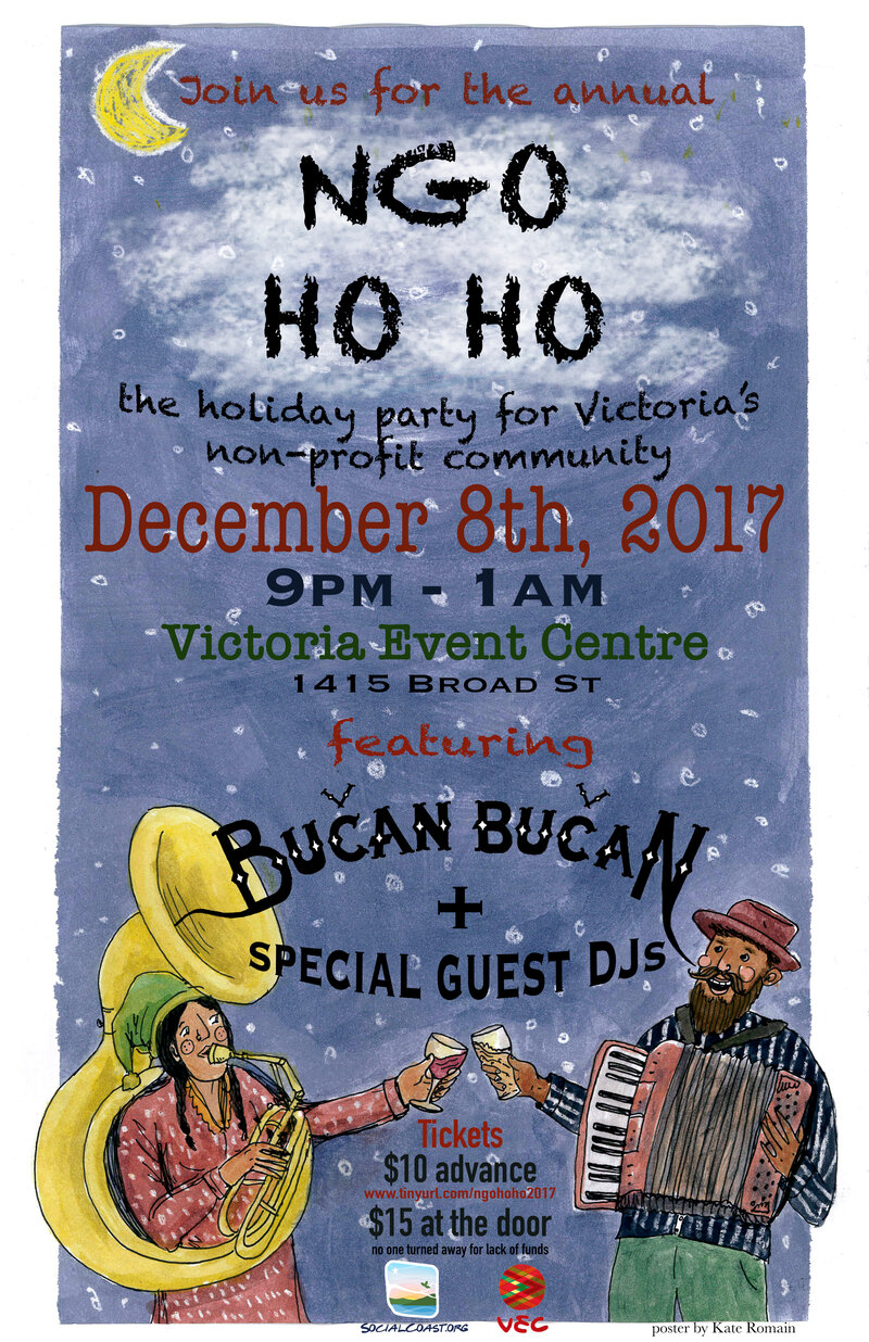 NGO HO HO 2017: Bučan Bučan, dj Co-Captain @ Victoria Event Centre Dec 8 2017 - May 9th @ Victoria Event Centre