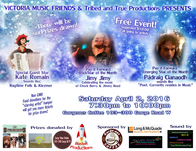 Jimy Jimy, Kate Romain, Hon Soulo Chow, P&aacute;draig Cianaodh @ Gorge-ous Coffee Apr 2 2016 - May 6th @ Gorge-ous Coffee