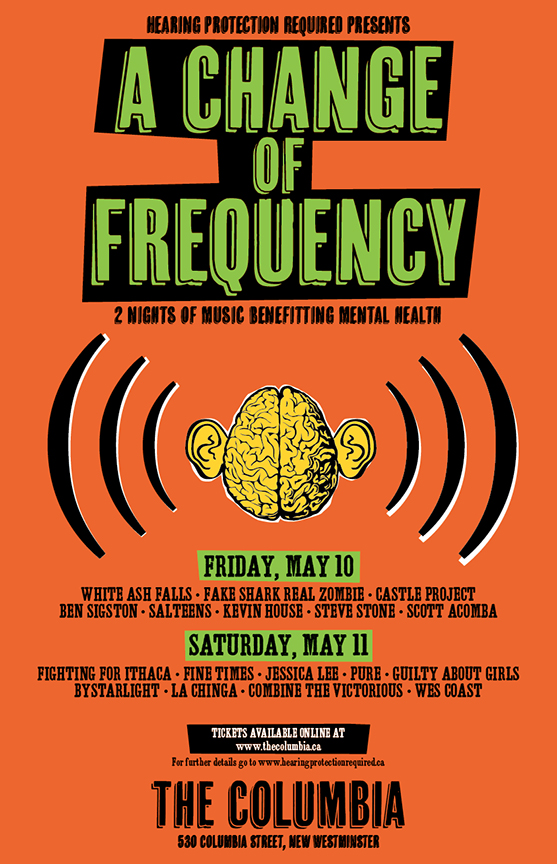 A Change of Frequency: Combine the Victorious, Pure, Fine Times, Wes Coast, White Ash Falls, Jessica Lee, ByStarlight, La Chinga @ The Columbia Theatre May 11 2013 - May 7th @ The Columbia Theatre