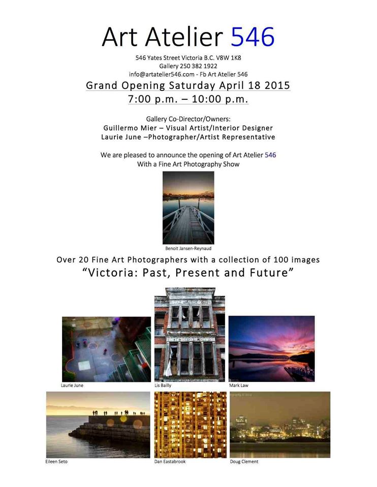 Victoria: Past, Present and Future @ Art Atelier 546 - Apr 18, 2015
