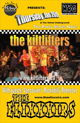 spring into the new year: Kiltlifters, The EliXXXirs @ The Velvet Underground - Jan 26, 2006