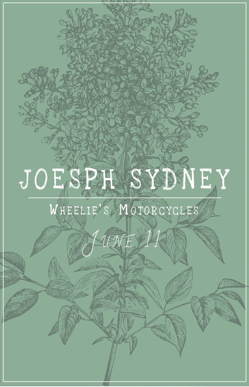 All-Ages Afternoon Show: Joesph Sydney @ Wheelies Motorcyles - Jun 11, 2017
