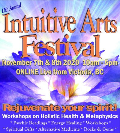 12th Annual Intuitive Arts Festival ONLINE @ Online - Nov 07, 2020