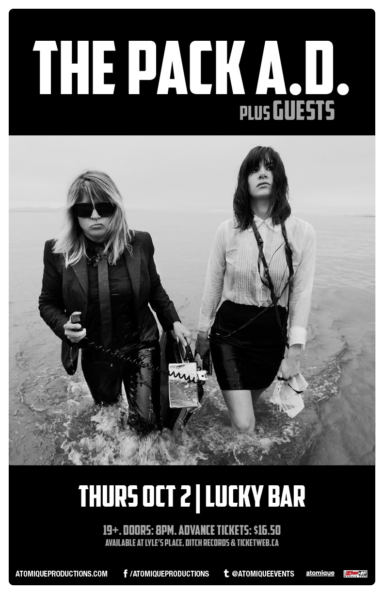 The Pack A.D. @ Lucky Bar Oct 2 2014 - May 6th @ Lucky Bar
