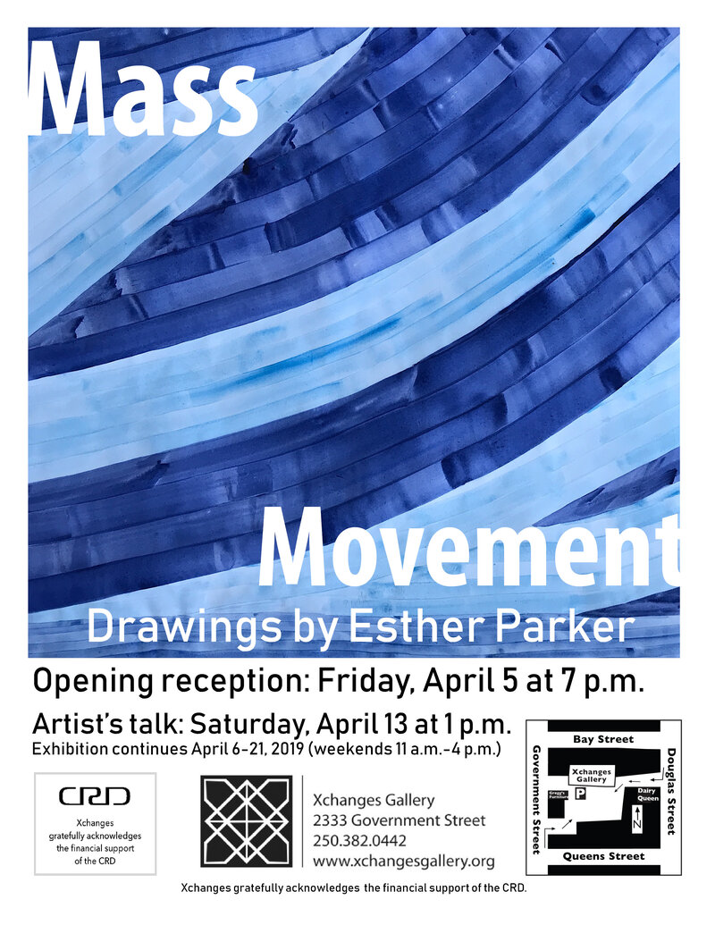 Mass Movement: Esther Parker @ Xchanges Gallery Apr 5 2019 - May 6th @ Xchanges Gallery