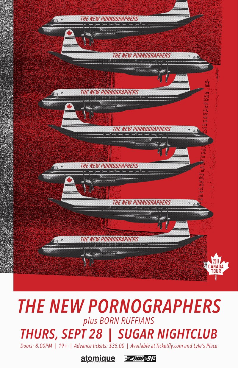 The New Pornographers, Born Ruffians @ Capital Ballroom Sep 28 2017 - May 16th @ Capital Ballroom