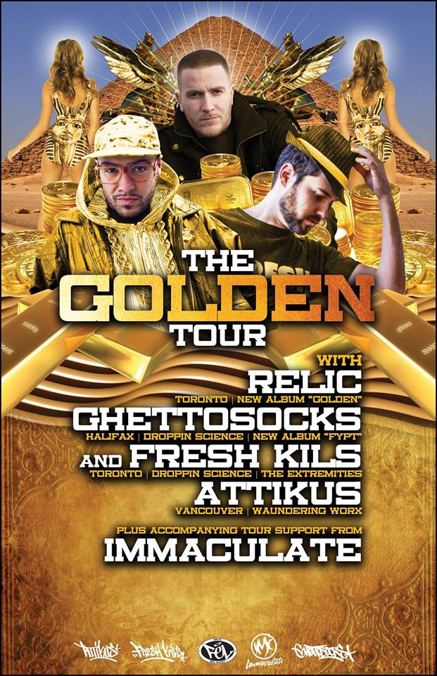 Ghettosocks, RELIC, Fresh Kils, Attikus, Grossbuster, Howie Wonder @ REHAB NIGHTCLUB Feb 19 2014 - May 6th @ REHAB NIGHTCLUB