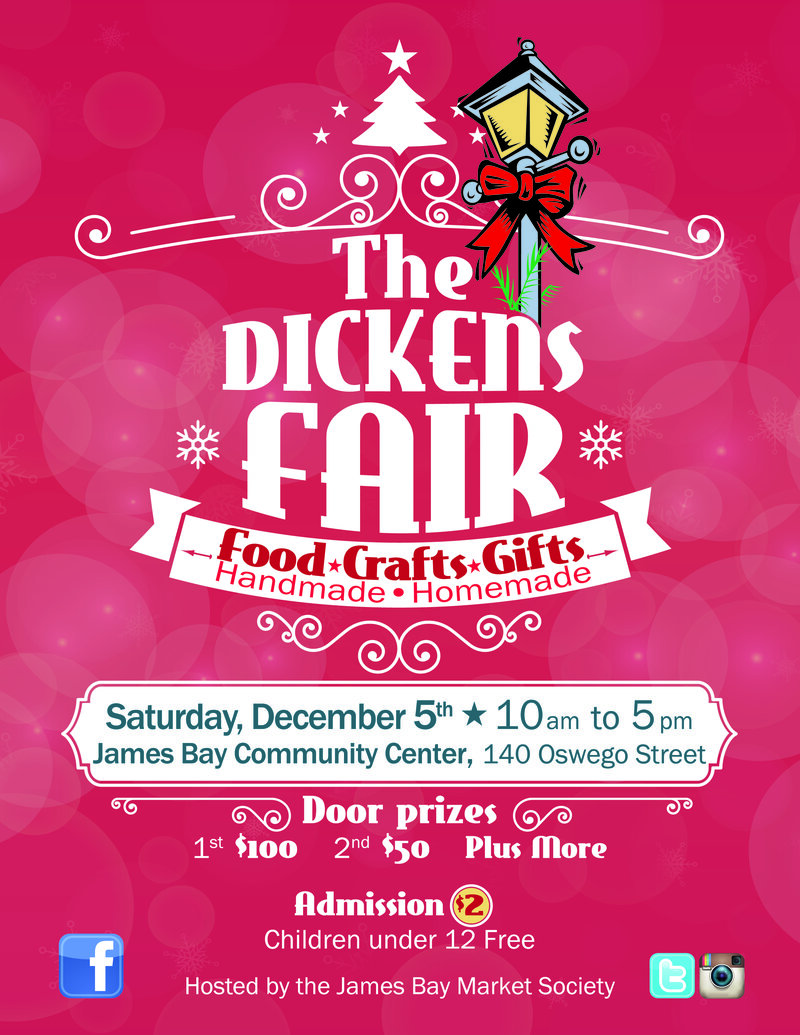 The 35th Annual Dickens Fair @ James Bay Community Centre Dec 5 2015 - May 6th @ James Bay Community Centre
