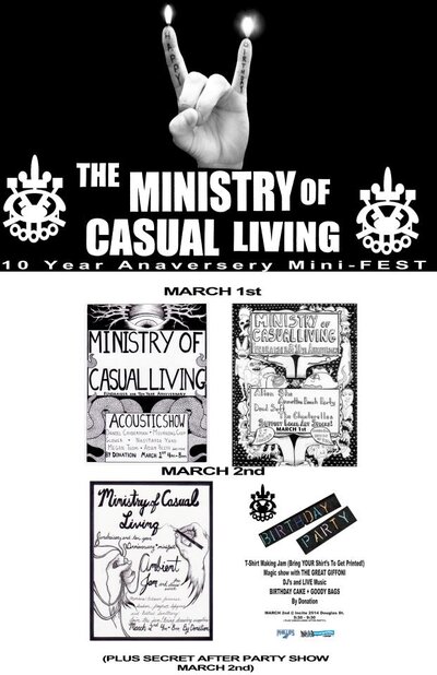 MOCL 10 Year Birthday PARTY! @ Multiple locations over 2 days - Mar 01, 2012