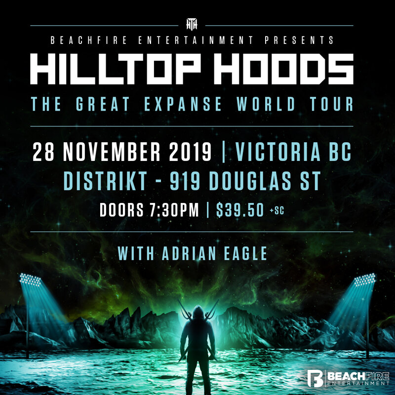 Hilltop Hoods, Adiran Eagle  @ Distrikt Nov 21 2019 - May 6th @ Distrikt