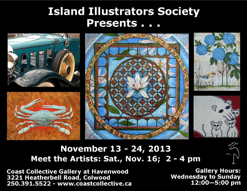 Island Illustrators @ Community Arts Council of the Saanich Peninsula Nov 13 2013 - May 1st @ Community Arts Council of the Saanich Peninsula