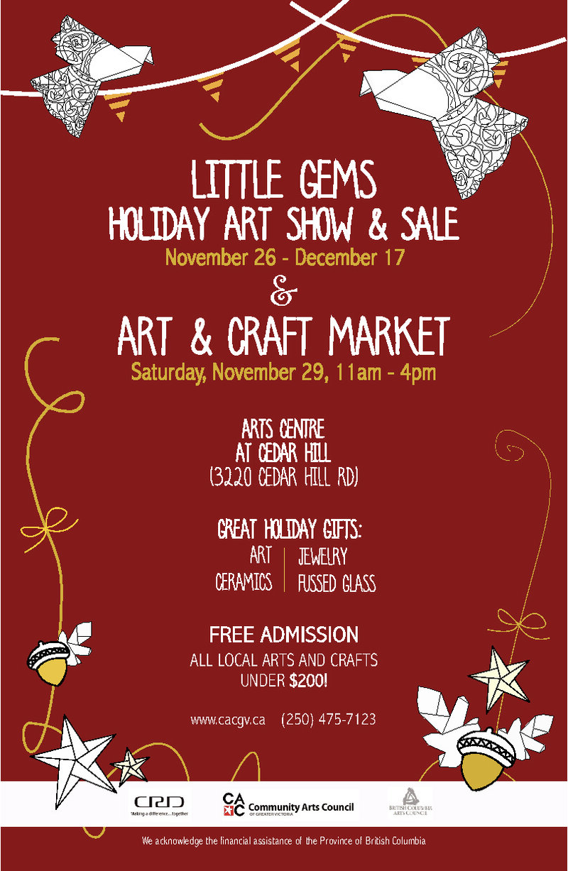 Little Gems @  Art Centre at Cedar Hill - CACGV Main Gallery - Nov 26, 2014
