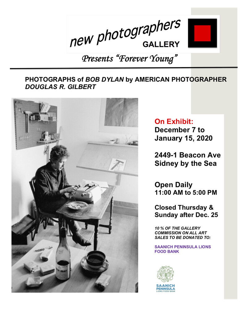 FOREVER YOUNG, PHOTOGRAPHS OF BOB DYLAN: Douglas R. Gilbert (PHOTOGRAPHER, MICHIGAN, USA) @ new photographers GALLERY - Dec 07, 2019