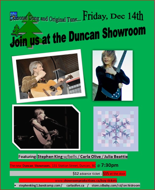 Stephen King, Carla Olive, Julia Beattie @ Duncan Showroom Dec 14 2018 - May 9th @ Duncan Showroom