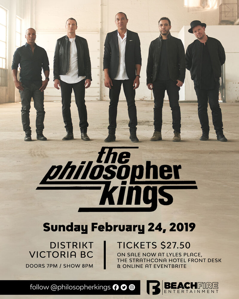 The Philosopher Kings, Stevie Wise & The Big Feelings @ Distrikt May 7 2019 - May 10th @ Distrikt