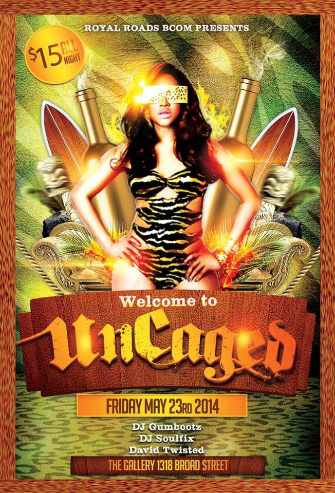Uncaged - Victoria's wildest party of the summer: Cale Robichaud, DJ Soulfix, David Twisted @ The Gallery Bar - May 23, 2014