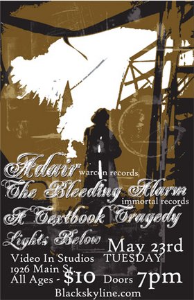 Adair, THEBLEEDINGALARM, A Textbook Tragedy, Lights Below @ Video In Studios May 23 2006 - May 6th @ Video In Studios