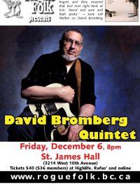 David Bromberg Quintet @ St. James Community Hall Dec 6 2013 - Jun 22nd @ St. James Community Hall