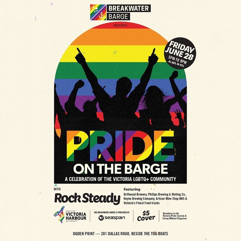 Pride on the Barge: Rock Steady @ The Breakwater Barge Jun 28 2019 - May 3rd @ The Breakwater Barge