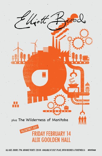 Elliott Brood, Wilderness of Manitoba @ Alix Goolden Performance Hall Feb 14 2015 - May 7th @ Alix Goolden Performance Hall
