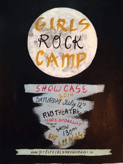 Girls Rock Camp Showcase @ Rio Theatre Jul 12 2014 - May 16th @ Rio Theatre