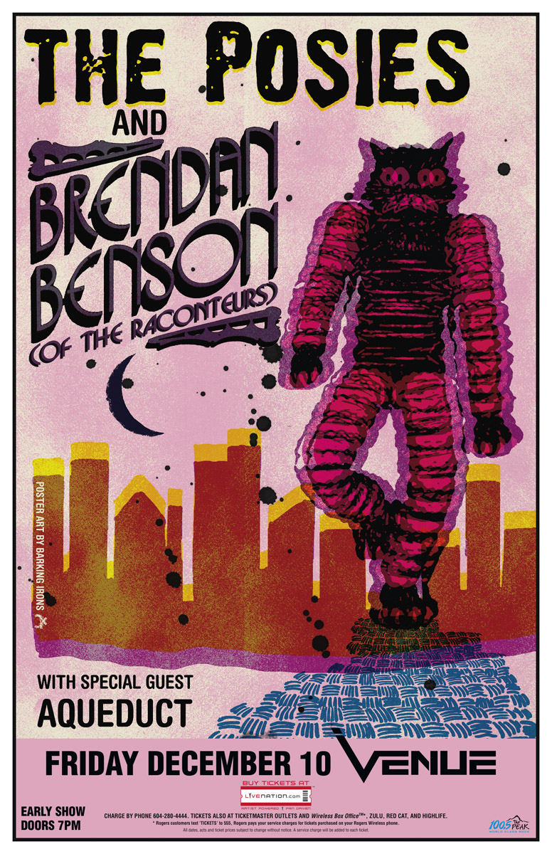 The Posies, Brendan Benson, Aqueduct @ Venue Dec 10 2010 - May 6th @ Venue