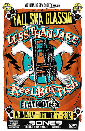 SKA FALL CLASSIC 2012 BRINGS LESS THAN JAKE AND REEL BIG FISH TO THE ISLAND FOR THE FIRST TIME!: Less than Jake, Reel Big Fish, Flatfoot 56 @ Distrikt - Oct 17, 2012