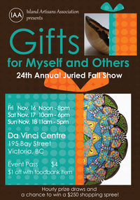 Gifts for Myself and Others Craft Show @ Leonardo da Vinci Centre Dec 31 1969 - May 6th @ Leonardo da Vinci Centre