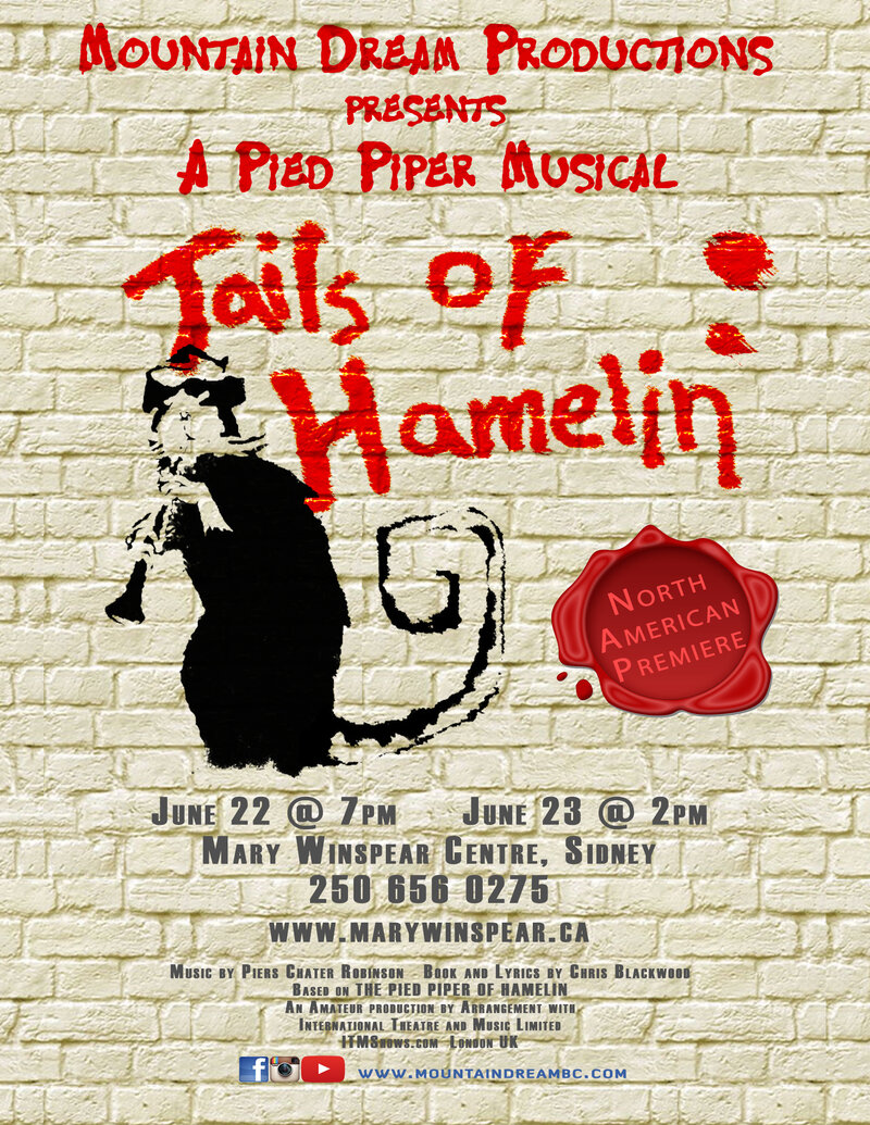 Tails of Hamelin @ Mary Winspear Centre Jun 22 2018 - May 5th @ Mary Winspear Centre