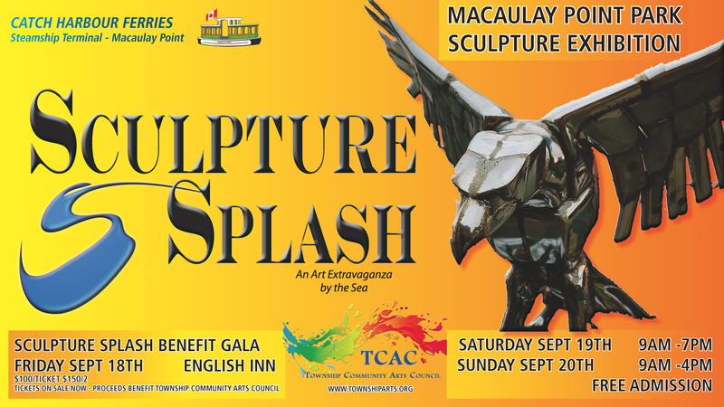 Sculpture Splash: Melanie Furtado, Kent Laforme, Christa Rossner, Scott Gillies @ Macaulay Point Park, 1101 Munro St., - Sep 18, 2015