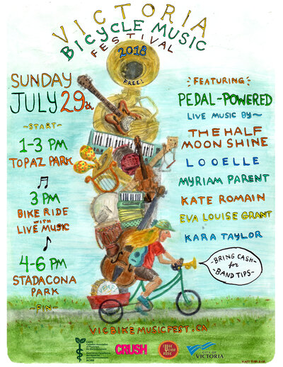 Looelle, Myriam Parent, Kate Romain, Kara Taylor, Eva Louise Grant, The Half Moon Shine @ Topaz Park and Stadacona Park - Jul 29, 2018