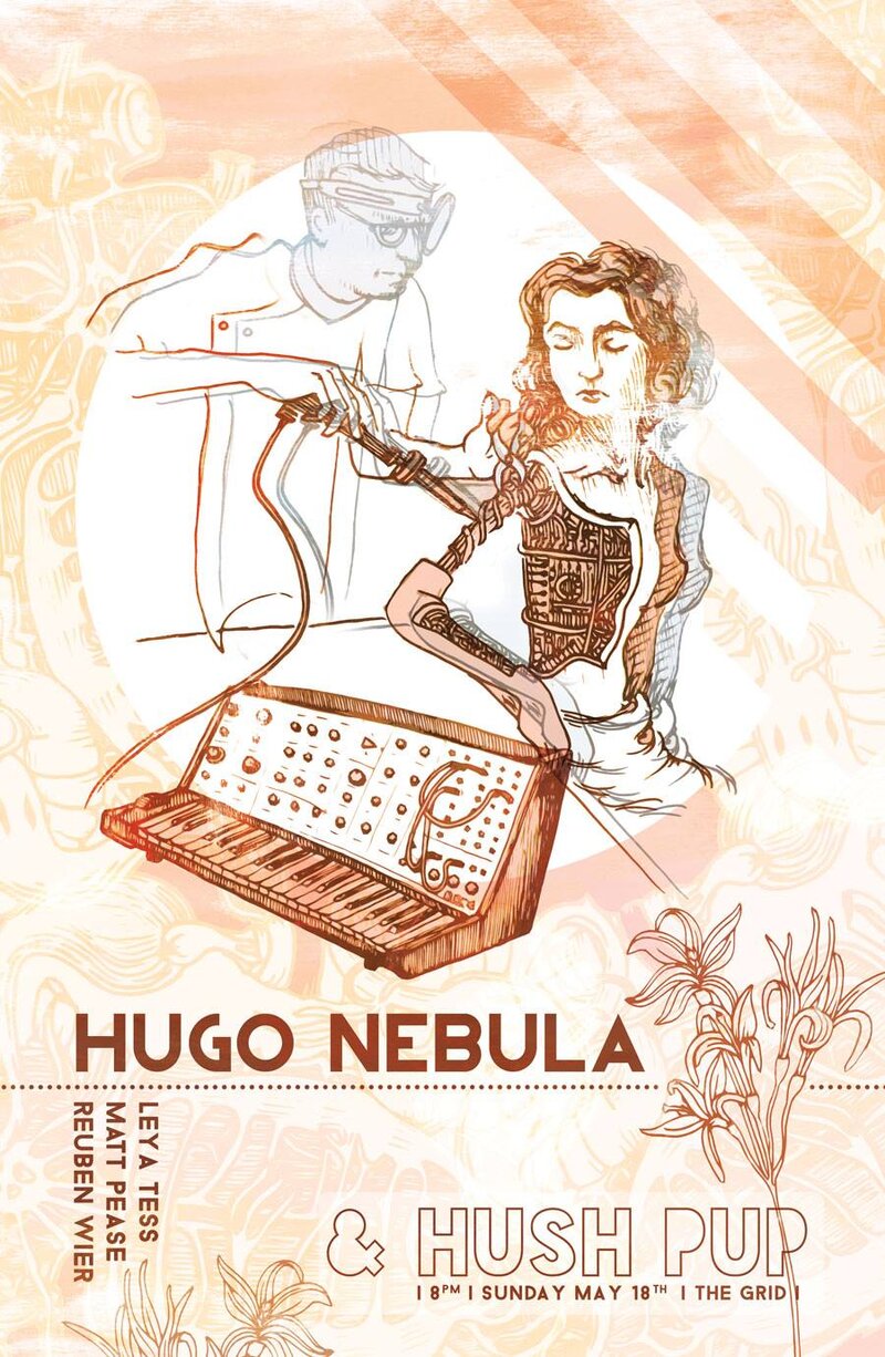 Hugo Nebula, Hush Pup @ The Grid - May 18, 2014