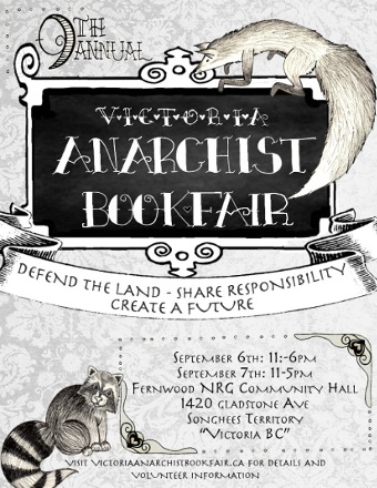 Victoria Anarchist Bookfair @ Fernwood (NRG) Community Centre - Sep 06, 2014