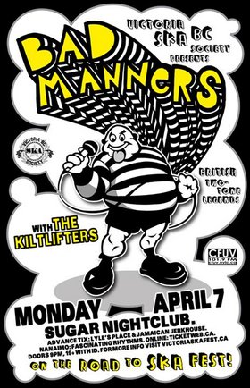 ON THE ROAD TO SKA FEST 2008 ! --> BRITISH TWO-TONE SKA  LEGENDS COME TO PAARTEA ON THE ISLAND!: BAD MANNERS, Kiltlifters @ Capital Ballroom Apr 7 2008 - May 10th @ Capital Ballroom