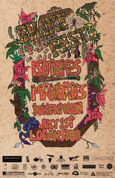 Isotopes, Mandates, Durban Poison @ Logan's Pub Jul 1 2016 - May 12th @ Logan's Pub