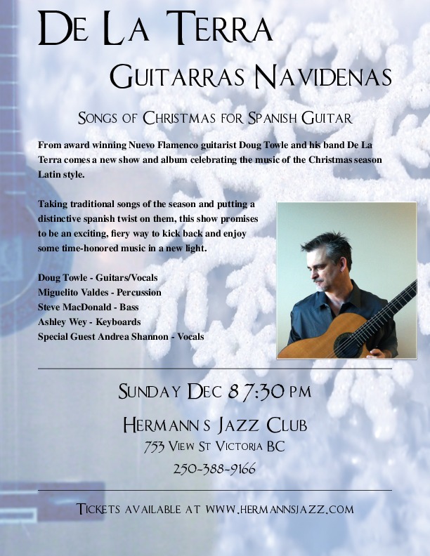 Guitarras Navideñas w Doug Towle - May 6th @ Hermann's Jazz Club
