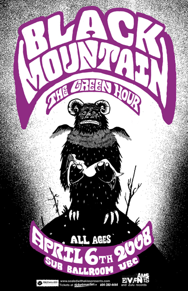 2nd night added - ALL AGES: Black Mountain, The Green Hour @ SUB Ballroom, UBC - Apr 06, 2008