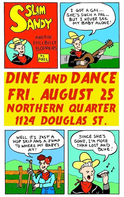 Slim Sandy and the Hillbilly Boppers @ Northern Quarter Aug 25 2017 - May 6th @ Northern Quarter