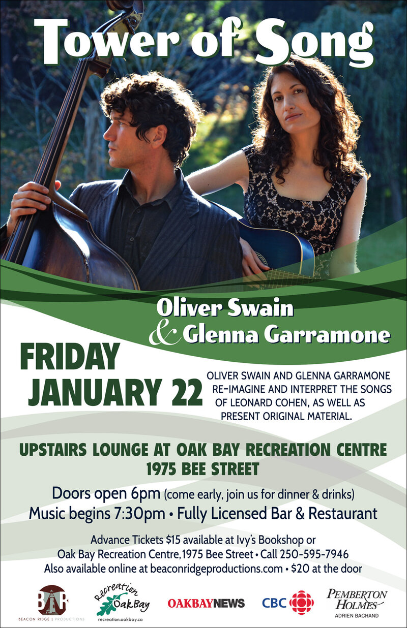 Tower of Song:: Oliver Swain, @ Sports View Lounge - Jan 22, 2016