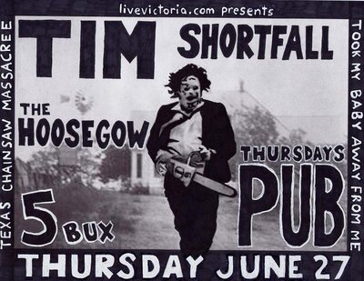 tim., The Hoosegow, Shortfall @ Logan's Pub Jun 27 2002 - May 7th @ Logan's Pub