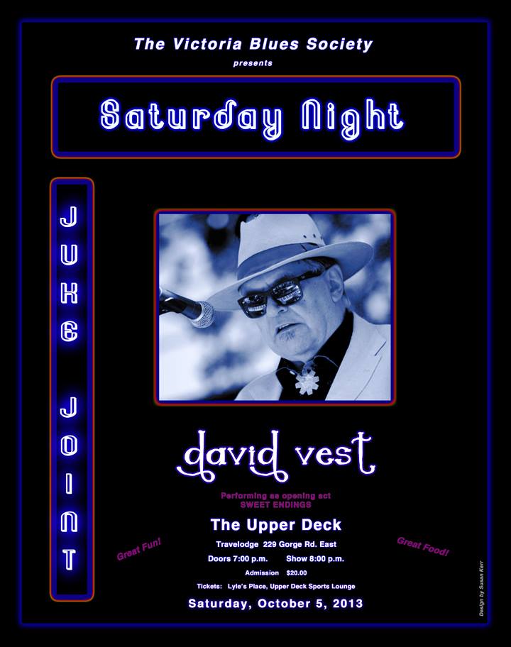 David Vest Band, the Sweet Endings @ Upper Deck (in the Gorge Travelodge) Oct 5 2013 - May 9th @ Upper Deck (in the Gorge Travelodge)